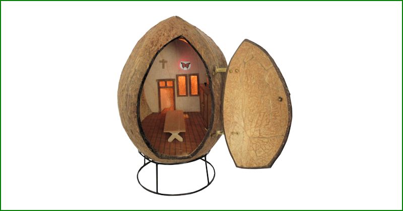 Kokosnoot huiskamer